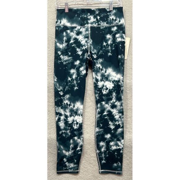 NWT Fabletics PureLuxe High Waisted Twist 7/8 Legging Size L Tie Died Design $70 - Picture 1 of 9